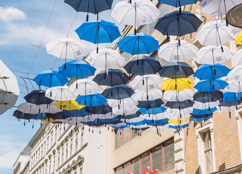 Startuje aukce komeťáckých deštníků z České! Výtěžek pomůže dětem s PAS a mentálně postiženým