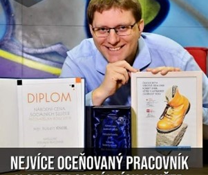 Významné ocenění „Gratias“ získal Robert Knebl z Oblastní charity Znojmo za práci s mládeží