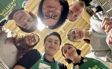 Tradiční fotka dobrovolníků Oblastní charity Břeclav